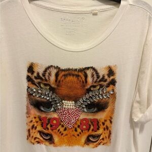 Guess White Crew Neck T-Shirt